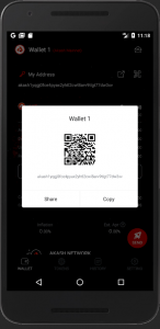 Cosmostation QR Code Display