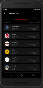 Cosmostation Validator List